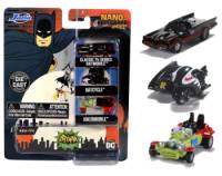 Batman Classic TV Series (3 Pack) - Nano Hollywood Rides - Collector's Die-Cast Series Jada Toys