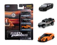 Fast and Furious (3 Pack) - Nano Hollywood Rides NV-11 - Collector's Die-Cast Series Jada Toys