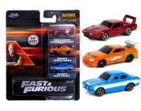 Fast and Furious (3 Pack) - Nano Hollywood Rides NV-3 - Collector's Die-Cast Series Jada Toys