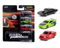 Fast and Furious (3 Pack) - Nano Hollywood Rides NV-1 - Collector's Die-Cast Series Jada Toys