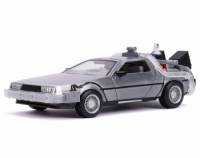 DeLorean Time Machine with light - Back to the Future Part II Hollywood Rides Jada Toys