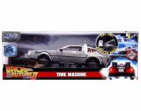 DeLorean Time Machine with light - Back to the Future Part II Hollywood Rides Jada Toys