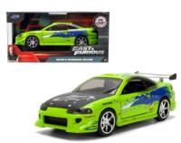 Brian's Mitsubishi Eclipse (Attacked) Escala 1:32 - Fast and Furious - Die-Cast Jada Toys