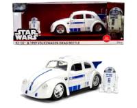 R2-D2 & 1959 Volkswagen Drag Beetle Escala 1:24 - Star Wars - Die-Cast Jada Toys