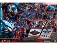 Iron Patriot (Escala 1:6) - Movie Masterpiece DIECAST Avengers: End Game Hot Toys 