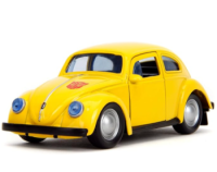 Bumblebee Volkswagen Beetle (Yellow) - Escala 1:32 - Transformers - Die-Cast Jada Toys