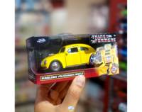 Bumblebee Volkswagen Beetle (Yellow) - Escala 1:32 - Transformers - Die-Cast Jada Toys
