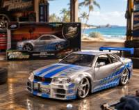 Brian's Nissan Skyline GT-R (R34) Escala 1:24 - 25 Years of Fast and Furious - Die-Cast Jada Toys