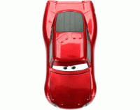 Cruising Lighting McQueen (Tire Rack Edition) Escala 1:24 - Disney Pixar Cars - Die-Cast Jada Toys