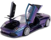 Lamborghini Murciélago LP 640 (Chameleon Blue) Escala 1:24 - Pink Slips - Die-Cast Jada Toys