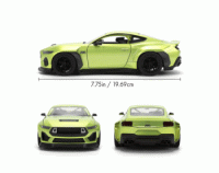 2025 Ford Mustang RTR SPEC 5-D (Lime Green) Escala 1:24 - Pink Slips - Die-Cast Jada Toys