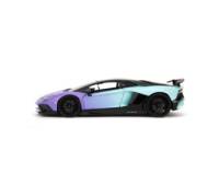 Lamborghini Aventador SV (Lilac Light Blue) Escala 1:24 - Pink Slips - Die-Cast Jada Toys