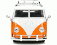Stitch & 1961 Volkswagen Bus Escala 1:24 - Disney Stitch - Die-Cast Jada Toys