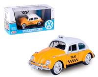 Volkswagen Beetle Taxi (1966) Escala 1:24 - Die-Cast MotorMax