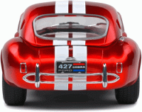 Shelby Cobra 427 MKII Red Metallic (1965) (Escala 1:18) - Die-Cast Solido