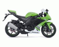 Motocicleta Kawasaki Ninja ZX 10R Escala 1:12 - Die-Cast Maisto