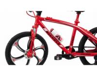 Bicycle (Red) Escala 1:8 - Die-Cast Mountain Metal Bike