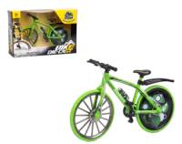 Bicycle with Solid Patterned Wheels (Green) Escala 1:8 - Bike Die-Cast Mountain Metal Bike