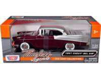 1957 Chevy Bel Air (Escala 1:24) - Timeless Legends - Die-Cast Motor Max