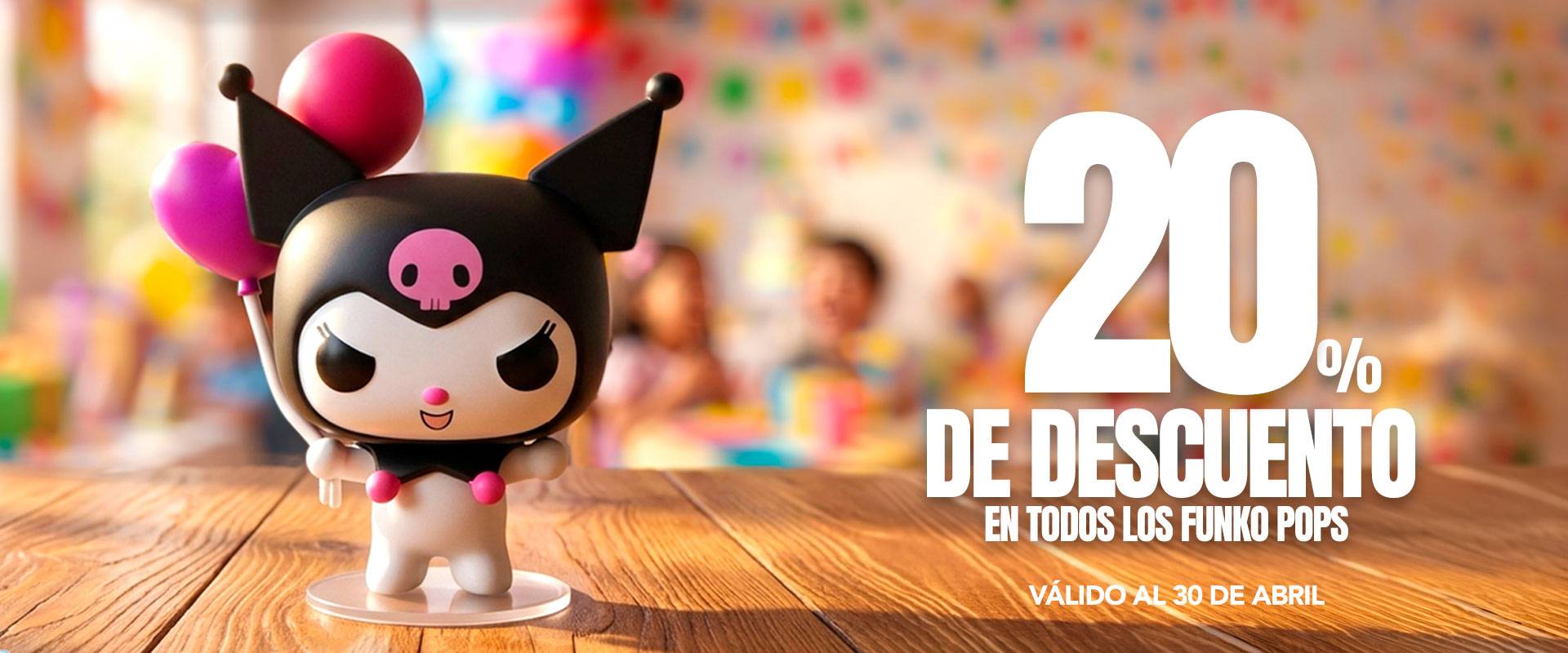 Por día del niño tenemos todos los Funkos con el 20% de descuento