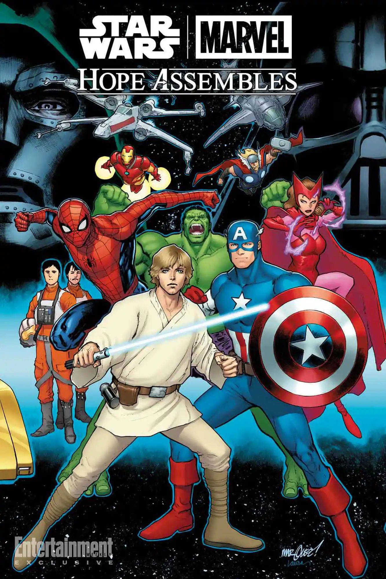 ¡Llega el primer crossover oficial entre Star Wars y Marvel!